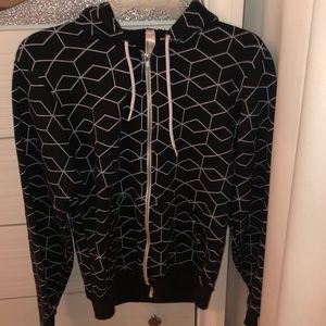 American apparel geometric hoodei